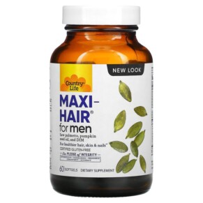 Thuốc bổ Country Life Maxi-Hair for Men 60 Softgels 015794050476