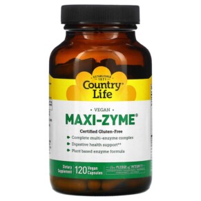 Thuốc bổ Country Life Maxi-Zyme 120 Vegan Capsules 015794054276