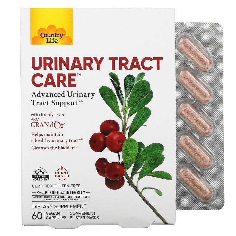 Country Life Urinary Tract Care 60 Vegan Capsules 6 Thực phẩm chức năng Country Life Urinary Tract Care 60 Vegan Capsules 015794050988