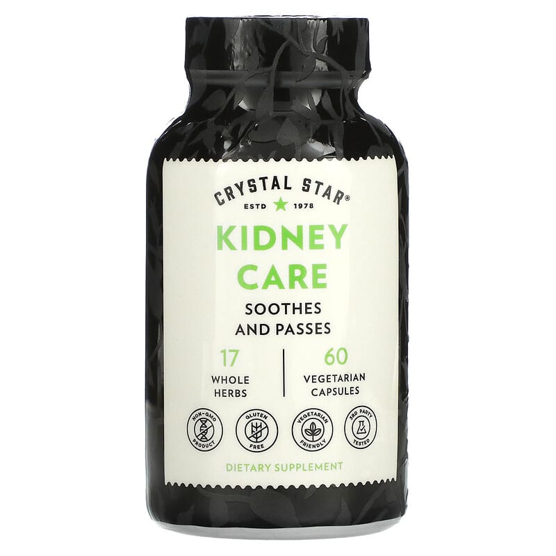 Crystal Star Kidney Care 60 Vegetarian Capsules 6 Thực phẩm chức năng Crystal Star Kidney Care 60 Vegetarian Capsules 747889040108