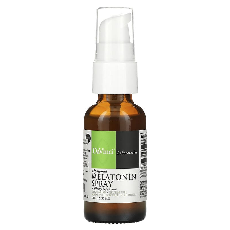 DaVinci Laboratories of Vermont Liposomal Melatonin Spray 1 fl oz (30 ml) 6 Thực phẩm chức năng DaVinci Laboratories of Vermont Liposomal Melatonin Spray 1 fl oz (30 ml) 026664236111