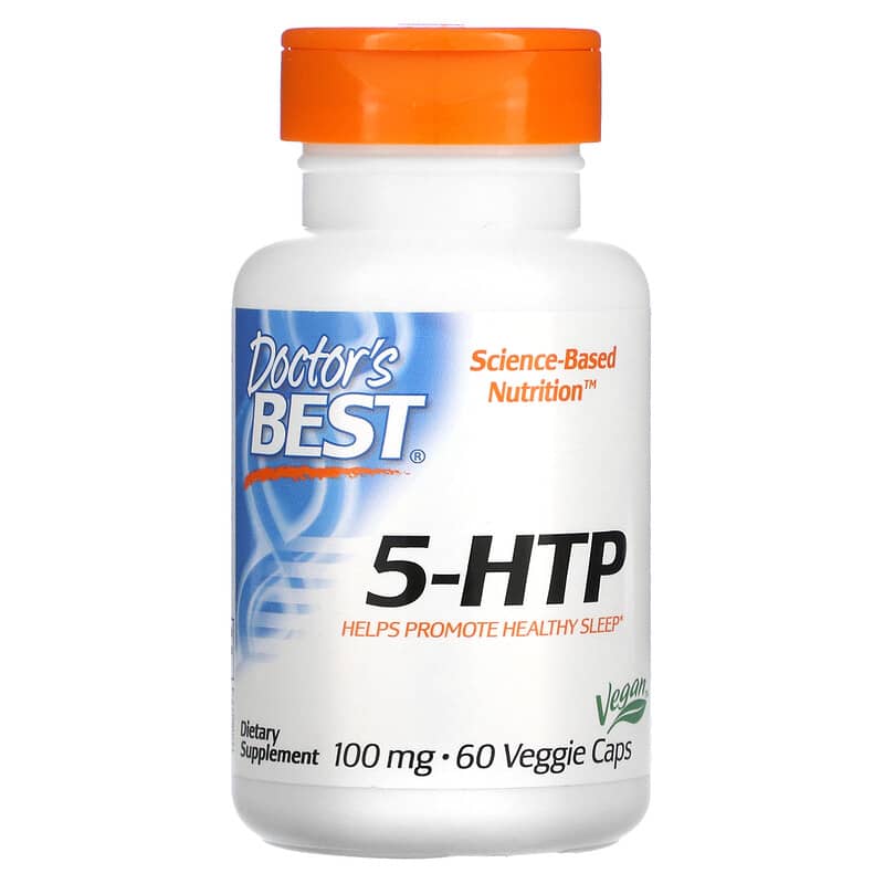 Doctor's Best 5-HTP 100 mg 60 Veggie Caps 6 Thực phẩm chức năng Doctor's Best 5-HTP 100 mg 60 Veggie Caps 753950000773