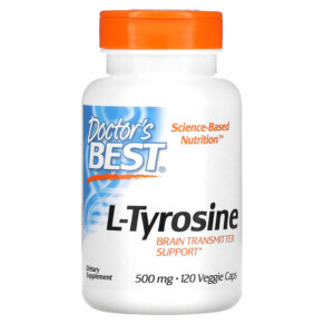 Thuốc bổ Doctor's Best L-Tyrosine 500 mg 120 Veggie Caps 753950003163