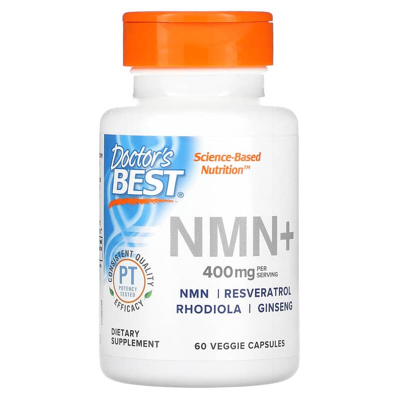 Doctor's Best NMN+ 200 mg 60 Veggie Capsules 6 Thực phẩm chức năng Doctor's Best NMN+ 200 mg 60 Veggie Capsules 753950005990