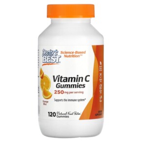 Thuốc bổ Doctor's Best Vitamin C Gummies Orange Bliss 125 mg 120 Gummies 753950005105