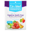 Thuốc bổ Dr. John's Healthy Sweets Probiotics Digestive Health Pops + Fiber & Vitamin C Strawberry Peach & Apple Sugar Free 1 Billion 14 Individually Wrapped Lollipops 3.85 oz (109 g) 605245006383