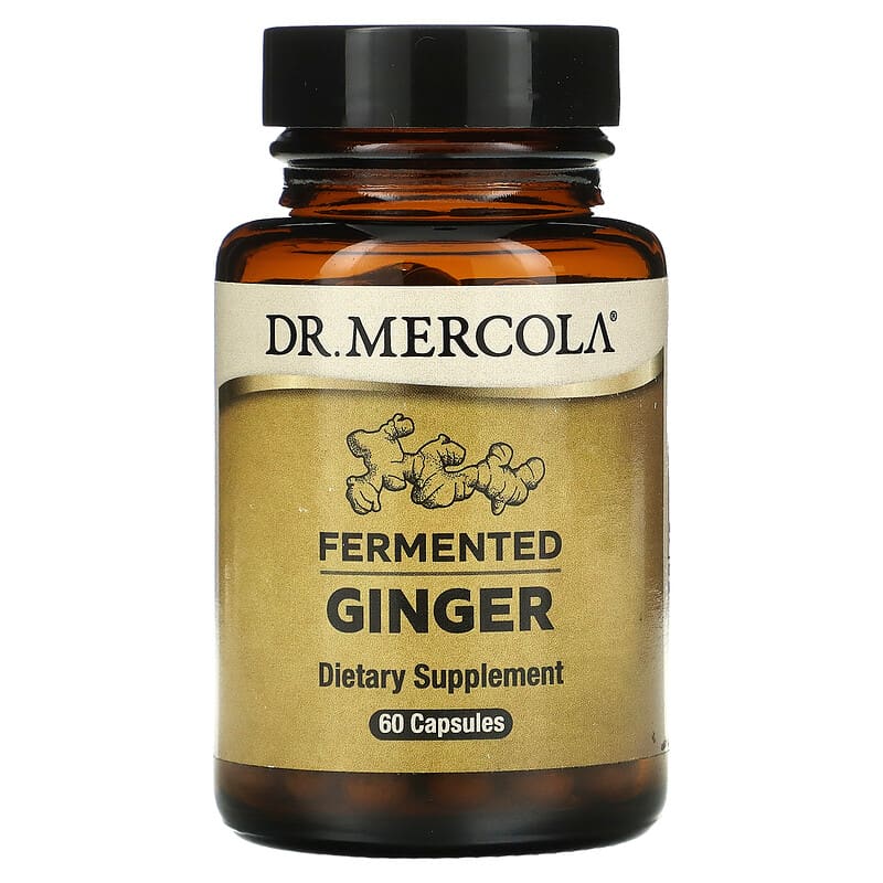 Dr. Mercola Fermented Ginger 60 Capsules 6 Thực phẩm chức năng Dr. Mercola Fermented Ginger 60 Capsules 813006017701