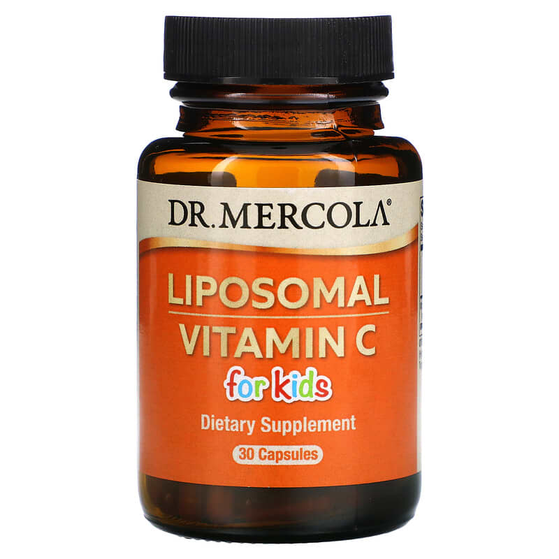 Dr. Mercola Liposomal Vitamin C for Kids 30 Capsules 6 Thực phẩm chức năng Dr. Mercola Liposomal Vitamin C for Kids 30 Capsules 810487031493