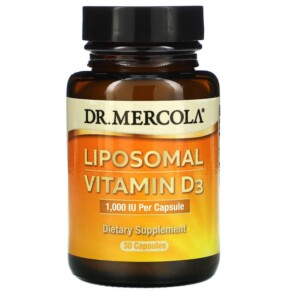 Thuốc bổ Dr. Mercola Liposomal Vitamin D3 1.000 IU 30 Capsules 813006017329