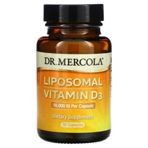 Thuốc bổ Dr. Mercola Liposomal Vitamin D3 10.000 IU 30 Capsules 810487031486