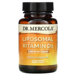 Thuốc bổ Dr. Mercola Liposomal Vitamin D3 5.000 IU 30 Capsules 813006016995