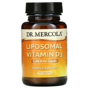 Thuốc bổ Dr. Mercola Liposomal Vitamin D3 5.000 IU 90 Capsules 810487032001