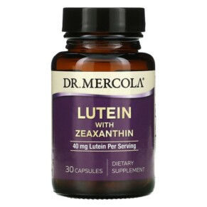 Thuốc bổ Dr. Mercola Lutein with Zeaxanthin 40 mg 30 Capsules 810487036610