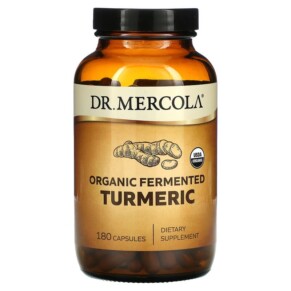 Thuốc bổ Dr. Mercola Organic Fermented Turmeric 180 Capsules 810487032377