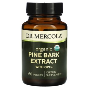 Thuốc bổ Dr. Mercola Organic Pine Bark Extract with OPCs 60 Tablets 810487039260