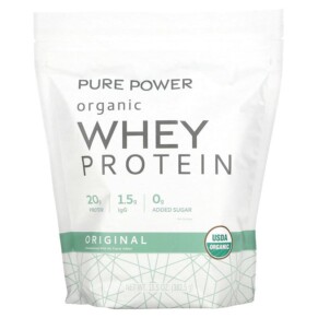 Thuốc bổ Dr. Mercola Organic Whey Protein Pure Powder Original 13.5 oz (382.5 g) 810487032810