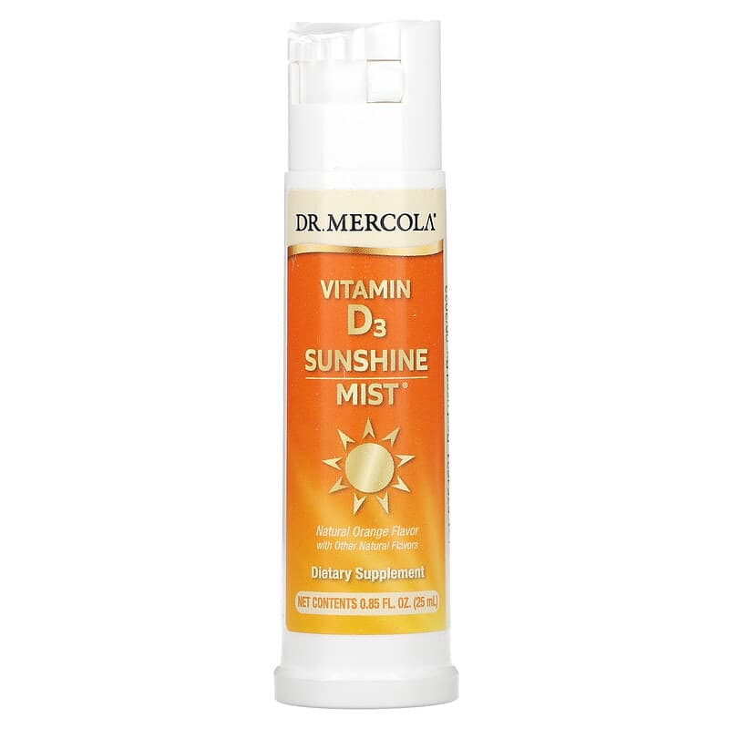 Dr. Mercola Vitamin D3 Sunshine Mist Natural Orange 0.85 fl oz (25 ml) 6 Thực phẩm chức năng Dr. Mercola Vitamin D3 Sunshine Mist Natural Orange 0.85 fl oz (25 ml) 813006014670