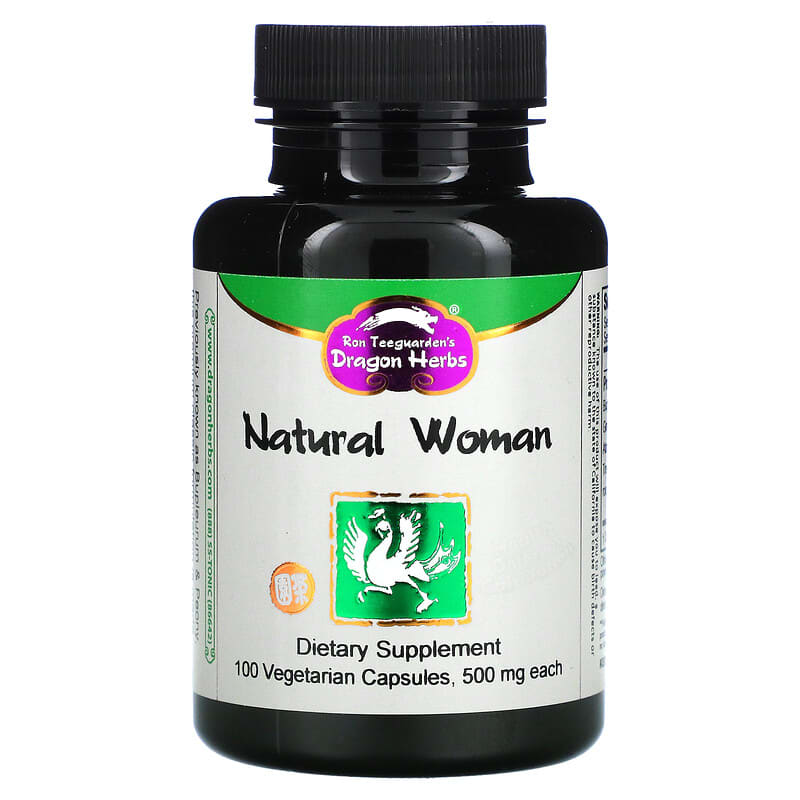 Dragon Herbs (Ron Teeguarden) Natural Woman 500 mg 100 Vegetarian Capsules 6 Thực phẩm chức năng Dragon Herbs (Ron Teeguarden) Natural Woman 500 mg 100 Vegetarian Capsules 679372004505