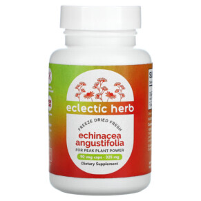 Thuốc bổ Eclectic Institute Freeze Dried Fresh Echinacea Angustifolia 325 mg 90 Veg Caps 023363309115