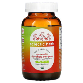 Thuốc bổ Eclectic Institute Freeze-Dried Fresh Quercetin Flavonoid Complex 3.2 oz (90 g) 023363379279