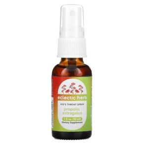 Thuốc bổ Eclectic Institute Kid's Throat Spray Propolis Astragalus 1 fl oz (30 ml) 023363631025