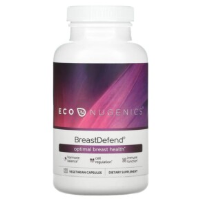 Thuốc bổ Econugenics BreastDefend 120 Vegetarian Capsules 892985000096
