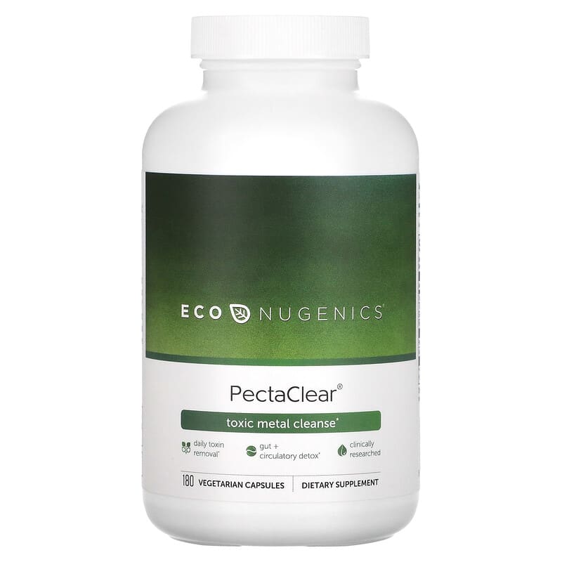 Econugenics PectaClear Toxic Metal Cleanse 180 Vegetarian Capsules 6 Thực phẩm chức năng Econugenics PectaClear Toxic Metal Cleanse 180 Vegetarian Capsules 892985000256