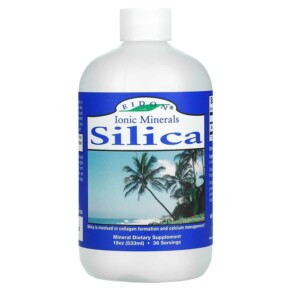 Thuốc bổ Eidon Mineral Supplements Ionic Minerals Silica 18 oz (533 ml) 640923000017