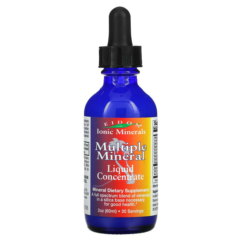 Eidon Mineral Supplements Multiple Mineral Liquid Concentrate 2 oz (60 ml) 6 Thực phẩm chức năng Eidon Mineral Supplements Multiple Mineral Liquid Concentrate 2 oz (60 ml) 640923000253