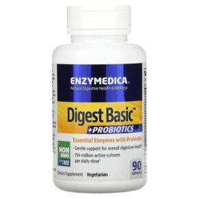 Thuốc bổ Enzymedica Digest Basic + Probiotics 90 Capsules 670480130513