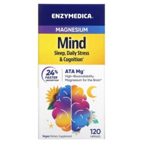 Thuốc bổ Enzymedica Magnesium Mind 120 Capsules 670480101230