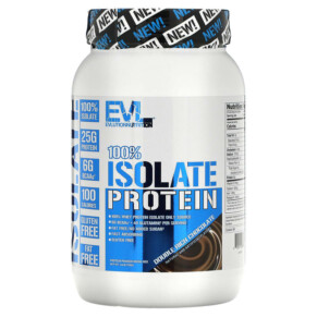 Thuốc bổ EVLution Nutrition 100% Isolate Protein Double Rich Chocolate 1.6 lb (726 g) 818901023888