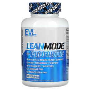 Thuốc bổ EVLution Nutrition LeanMode + Probiotic 120 Veggie Capsules 818901023284