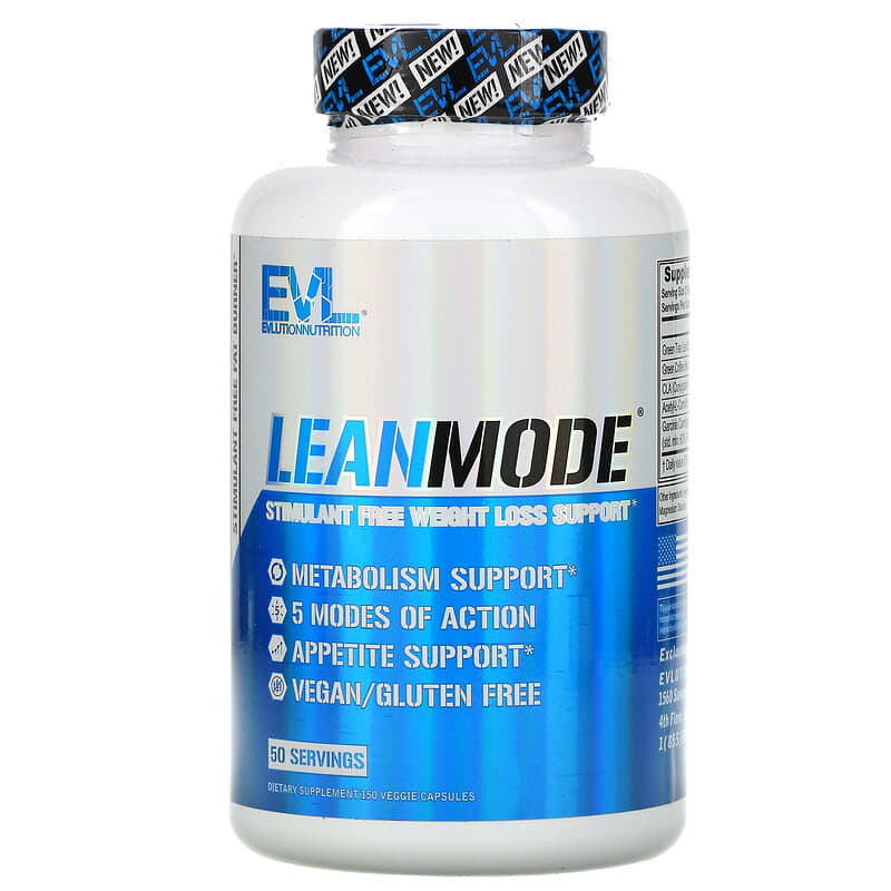 EVLution Nutrition LeanMode Stimulant Free Weight Loss Support 150 Veggie Capsules 6 Thực phẩm chức năng EVLution Nutrition LeanMode Stimulant Free Weight Loss Support 150 Veggie Capsules 852665240716