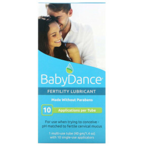 Thuốc bổ Fairhaven Health Baby Dance Fertility Lubricant 1 Multi-Use Tube with 10 Single-Use Applicators 896593002497