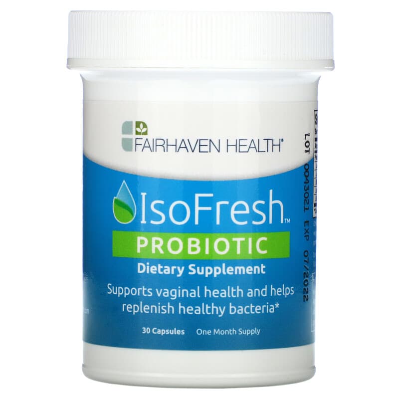 Fairhaven Health IsoFresh Probiotic for Feminine Balance 30 Capsules 6 Thực phẩm chức năng Fairhaven Health IsoFresh Probiotic for Feminine Balance 30 Capsules 896593002244