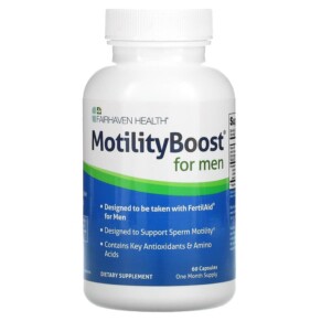 Thuốc bổ Fairhaven Health MotilityBoost for Men 60 Capsules 895749000172