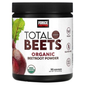 Thuốc bổ Force Factor Total Beets Organic Beetroot Powder 15.9 oz (450 g) 818594019052
