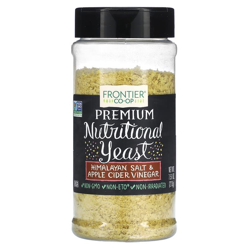 Frontier Co-op Premium Nutritional Yeast Himalayan Salt & Apple Cider Vinegar 7.51 oz (213 g) 6 Thực phẩm chức năng Frontier Co-op Premium Nutritional Yeast Himalayan Salt & Apple Cider Vinegar 7.51 oz (213 g) 089836196552