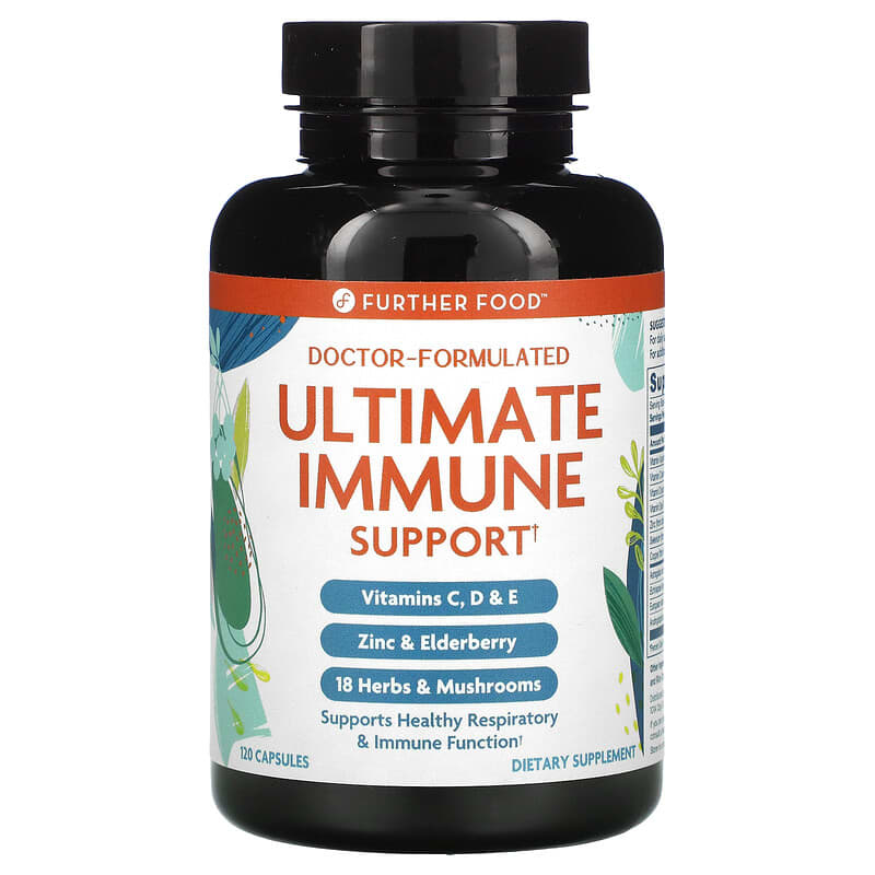 Further Food Ultimate Immune Support 120 Capsules 6 Thực phẩm chức năng Further Food Ultimate Immune Support 120 Capsules 850006249268
