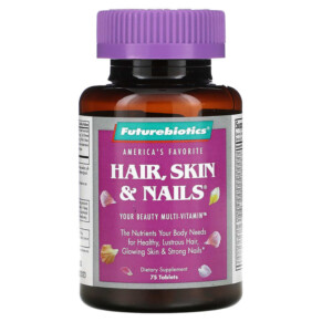 Thuốc bổ Futurebiotics Hair Skin & Nails 75 Tablets 049479000500