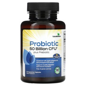 Thuốc bổ Futurebiotics Probiotic Plus Prebiotic 25 Billion CFU 60 Vegetarian Capsules 049479500802