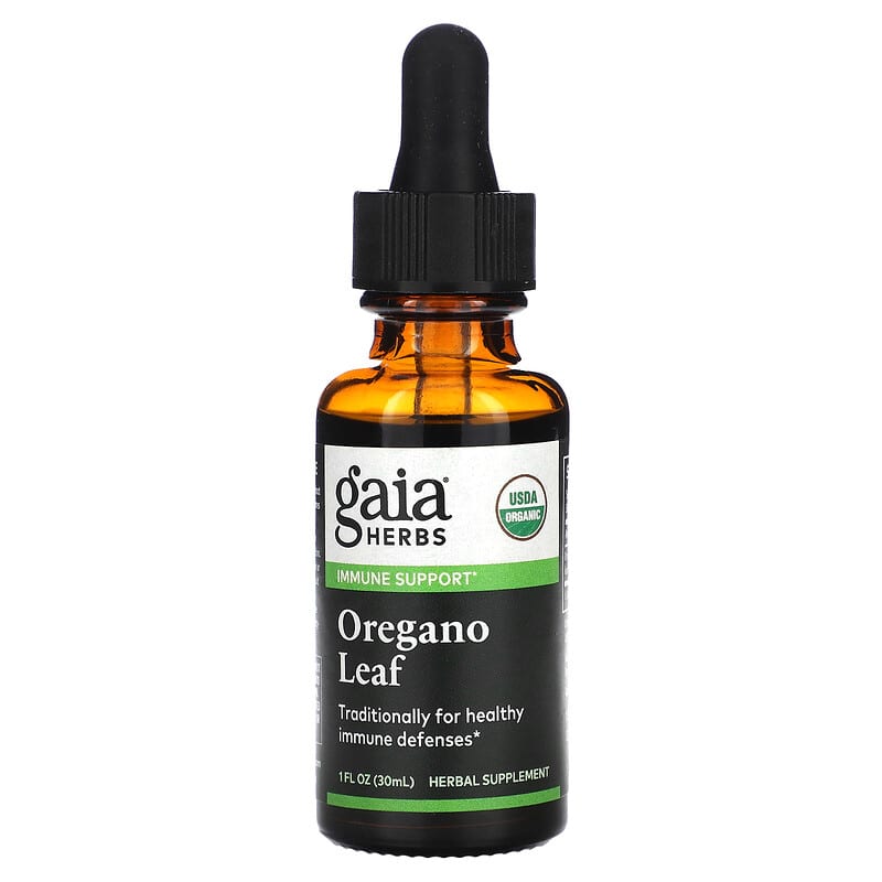 Gaia Herbs Organic Oregano Leaf 1 fl oz (30 ml) 6 Thực phẩm chức năng Gaia Herbs Organic Oregano Leaf 1 fl oz (30 ml) 751063376303