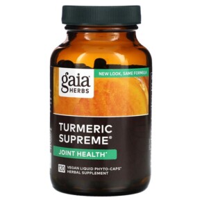 Thuốc bổ Gaia Herbs Turmeric Supreme 120 Vegan Liquid Phyto-Caps 751063150279
