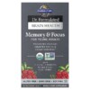 Thuốc bổ Garden of Life Dr. Formulated Brain Health Memory & Focus for Young Adults 60 Vegetarian Tablets 658010121279