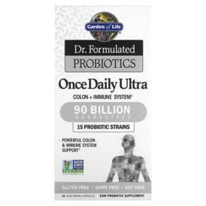 Thuốc bổ Garden of Life Dr. Formulated Probiotics Once Daily Ultra 90 Billion 30 Vegetarian Capsules 658010118453