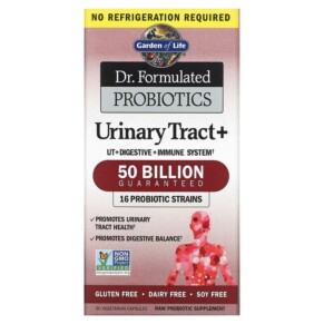 Thuốc bổ Garden of Life Dr. Formulated Probiotics Urinary Tract+ 60 Vegetarian Capsules 658010120067