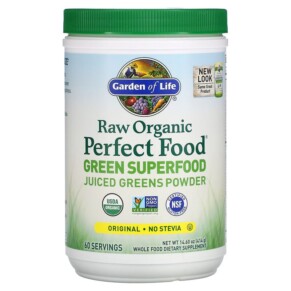 Thuốc bổ Garden of Life Raw Organic Perfect Food Green Superfood Juiced Greens Powder Original 14.6 oz (414 g) 658010117081