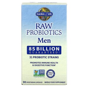 Thuốc bổ Garden of Life RAW Probiotics Men 85 Billion Live Cultures 90 Vegetarian Capsules 658010115650