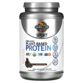 Thuốc bổ Garden of Life Sport Organic Plant-Based Protein Chocolate Flavor 29.6 oz (840 g) 658010119412
